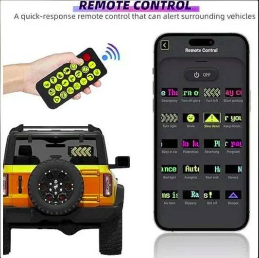 Multicolor 16x64 Car Led Matrix Panel, Pixel pitch: 6 mm